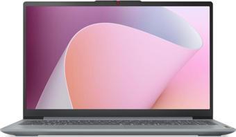 Lenovo IdeaPad Slim3 AMD Ryzen 5-7320U 8GB 256GB DOS 15.6" Arctic Grey Laptop (Lenovo Türkiye Garantili)