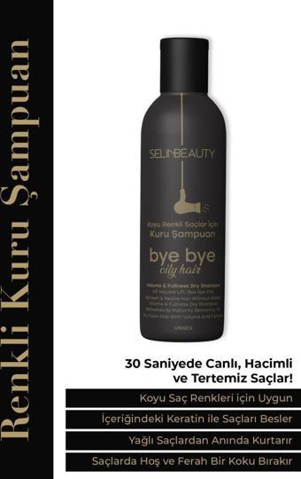 Selin Beauty Koyu Renkli Saçlar İçin Kuru Şampuan 150 ML