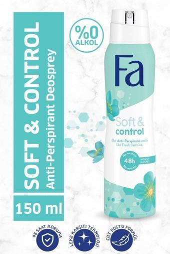 Fa Women Soft & Control Deosprey Taze Yasemin 150 ml