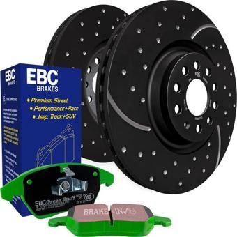 EBC DİSK+GREEN PAD SET ÖN BMW     (DP22077+USR1359)