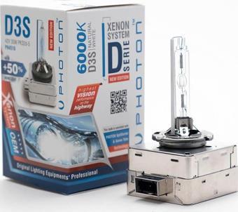 Photon D3S 6000K + %50 FAZLA IŞIK D SERİSİ XENON AMPÜL