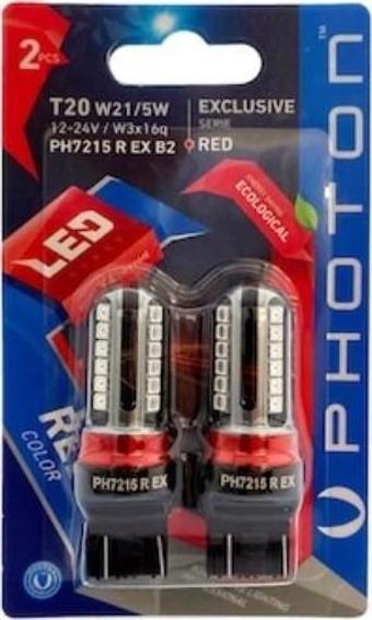 Photon P21/5W 12V RED EXCLUSIVE CANBUS LED (2Lİ BLİSTER)