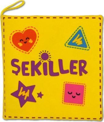 Tox Şekiller Kumaş Sessiz Kitap T395 - Bez Kitap , Eğitici Oyuncak , Yumuşak ve Hışırtılı