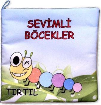 Tox Sevimli Böcekler Kumaş Sessiz Kitap T054 - Bez Kitap , Eğitici Oyuncak , Yumuşak ve Hışırtılı