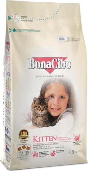 Bonacibo Kitten Yavru Kedi Maması 1,5 Kg Tavuklu Yavru Kedi Maması