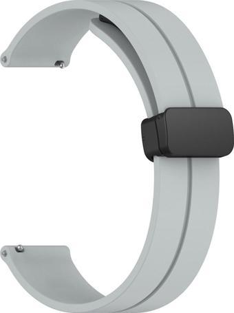 Microsonic Huawei Watch GT2 Pro Kordon Ribbon Line Gri