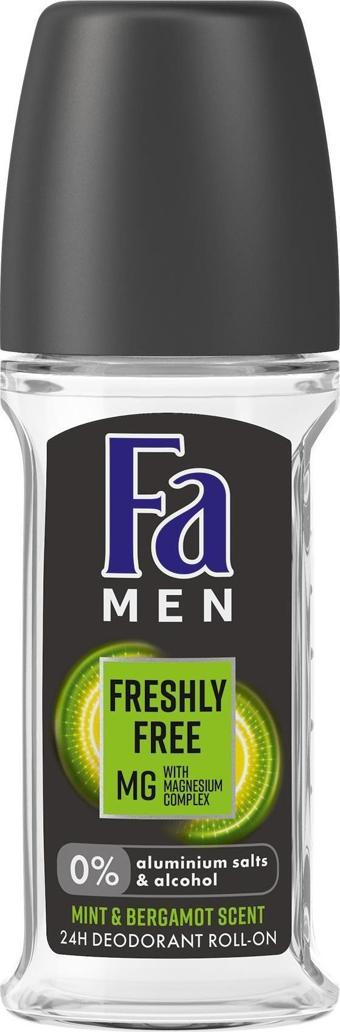 Fa Men Freshly Free Nane & Bergamot  Roll-On 50 ML