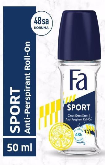 Fa Men Sport Yeşil Turunçgil Ferahlığı Roll-On 50 ML