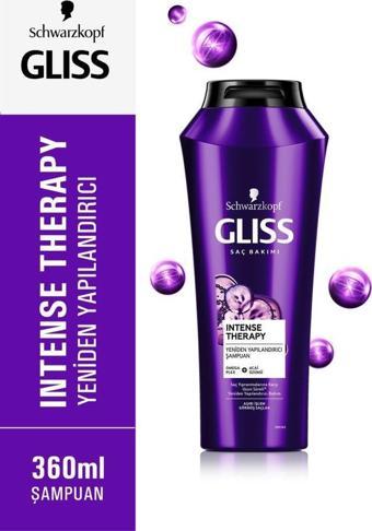 Schwarzkopf Gliss Intense Therapy Saç Bakım Şampuanı 360 ML
