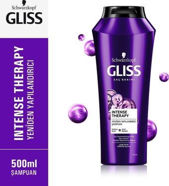 Schwarzkopf Gliss Intense Therapy Saç Bakım Şampuanı 500 ML