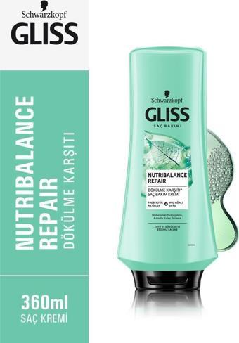 Schwarzkopf Gliss Nutribalance Saç Bakım Kremi 360 ML