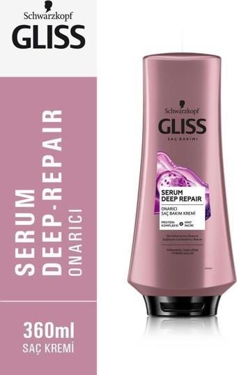Schwarzkopf Gliss Serum Deep Repair Saç Bakım Kremi 360 ML