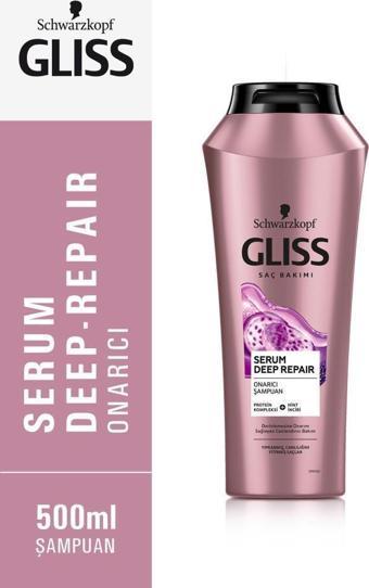 Schwarzkopf Gliss Serum Deep Repair Saç Bakım Şampuanı 500 ML