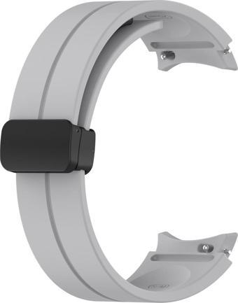 Microsonic Samsung Galaxy Watch 5 Pro 45mm Kordon Ribbon Line Gri