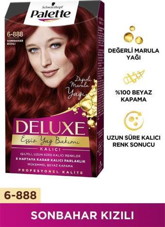 Schwarzkopf Palette Deluxe 6-888 Sonbahar Kızılı Saç Boyası