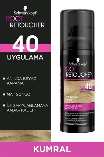 Schwarzkopf Root Retoucher Beyazları Anında Kapatan Sprey Boya Kumral 120 ml