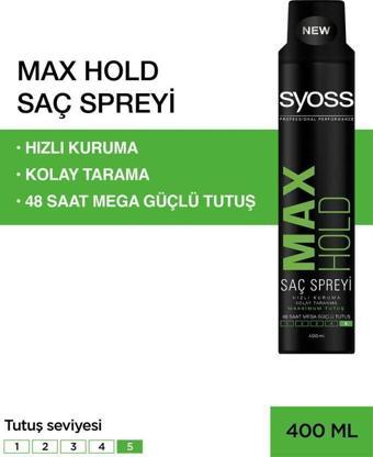 Syoss Maksimum Tutuş Sprey 400 ml