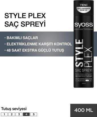 Syoss Style Plex Sprey 400 Ml