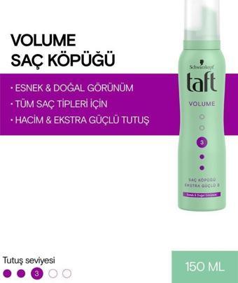 Taft True Volume Köpük 150 Ml