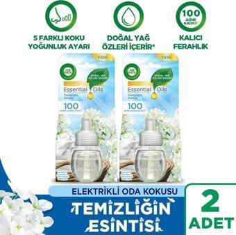 Air Wick Elektrikli Oda Kokusu Yedek Temizliğin Esintisi x 2