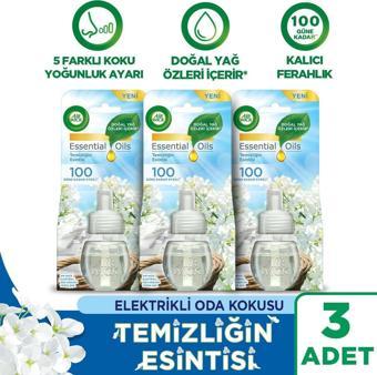 Air Wick Elektrikli Oda Kokusu Yedek Temizliğin Esintisi x 3