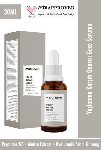 Maru.Derm Night Repair Gece Onarıcı Cilt Bakım Serumu 30 Ml