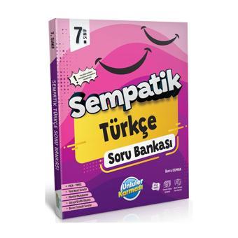 Ünlüler 7. Sınıf Türkçe Sempatik Soru Bankası Ünlüler Yayınları - Ünlüler Karması Yayınları