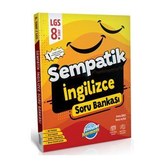 Ünlüler 8. Sınıf LGS İngilizce Sempatik Soru Bankası Ünlüler Yayınları - Ünlüler Karması Yayınları