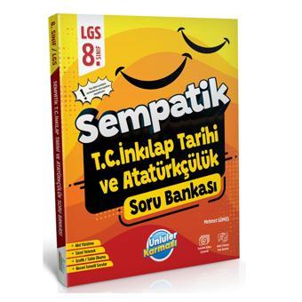 Ünlüler 8. Sınıf LGS TC İnkılap Tarihi ve Atatürkçülük Sempatik Soru Bankası Ünlüler Yayınları - Ünlüler Karması Yayınları