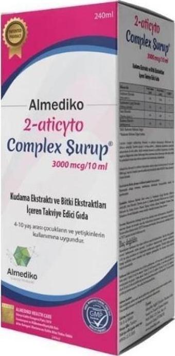 2-Aticyto Complex Şurup Bitki Ekstraktlı Takviye Edici Gıda 240 ml