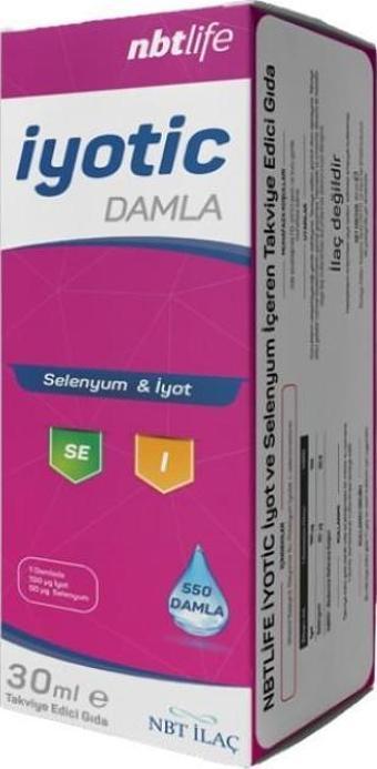 Nbt Life İyotic Damla İyot ve Selenyum İçeren Takviye Edici Gıda 30 ml