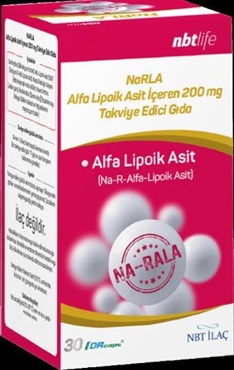 Nbt Life NarRLA Alfa Lipoik Asit 30 Kapsül (Alpha Lipoic Acid)