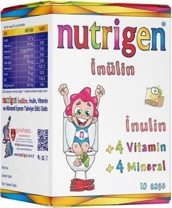 İnülin Probiyotik Vitamin Ve Mineraller İçeren Takviye Edici Gıda 10 Saşe