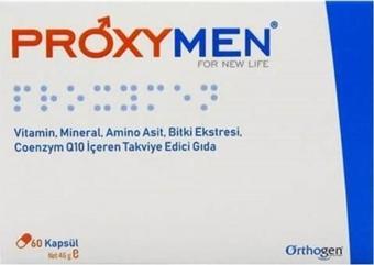 Proxymen Vitamin, Mineral, Amino Asit, Bitki Ekstresi, Koenzim Q10 İçeren Takviye Edici Gıda 60 Kapsül