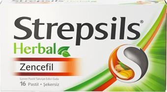 Herbal Zencefil İçerikli Pastil Takviye Edici Gıda 16 Adet