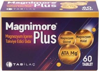 Magnimore Plus Magnezyum İçeren Takviye Edici Gıda 60 Tablet