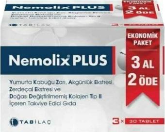 Tab İlaç Nemolix Plus Takviye Edici Gıda 3 Al 2 Öde