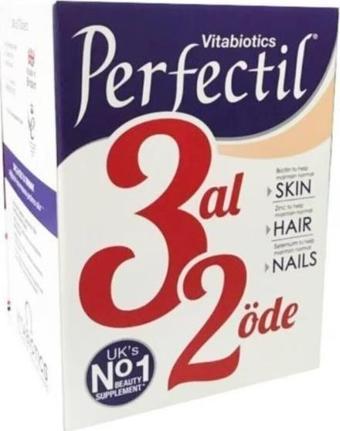 Vitabiotics Perfectil 30 Tablet Vitamin Takviyesi 3 Al 2 Öde