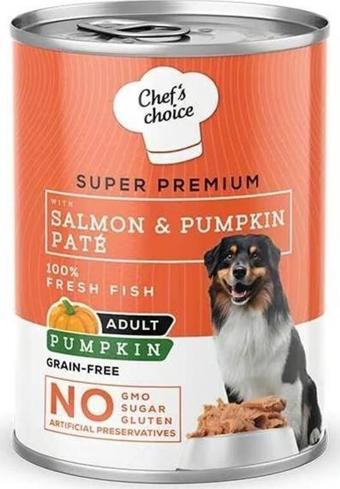 Chef--s Choice Pumpkin Pate Somon Balkabak ve Sebzeli Köpek Yaş Maması 400 gr