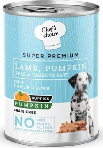 Chef--s Choice Pumpkin Pate Puppy Kuzu Balkabak Yavru Köpek Yaş Maması 400 gr