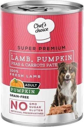 Chef--s Choice Pumpkin Pate Kuzu Balkabak ve Sebzeli Köpek Yaş Maması 400 gr