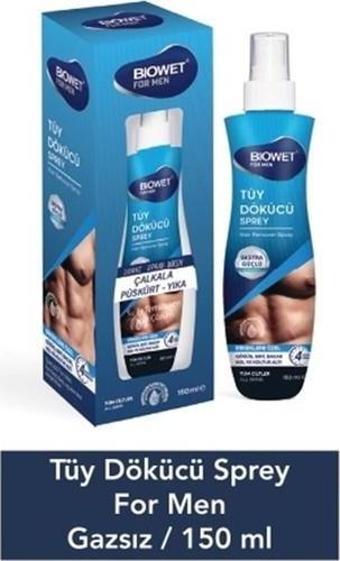 Biowet Tüy Dökücü For Men Gazsız Sprey 150 ml