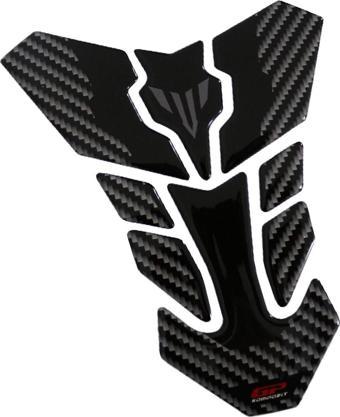 GP Kompozit Yamaha MT-25 2015-2023 Uyumlu Tank Pad Siyah-Karbon