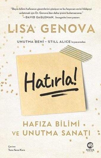 Hatırla! Hafıza Bilimi ve Unutma Sanatı - Lisa Genova - Nova Kitap