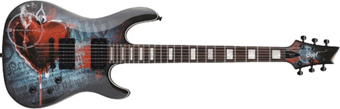 CORT KX5TFBK ELEKTRO GİTAR-KATANA,TF DESENLİ SİYAH