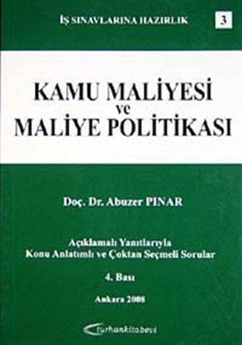 Kamu Maliyesi ve Maliye Politikası - Turhan Kitabevi