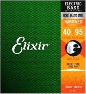 Elixir 14002 Nanoweb Super Light 4 Telli Bas Gitar Teli (40-95)