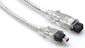 HOSA FireWire 800 -&gt; 400 (9-pin / 4-pin) kablo 3 mt.