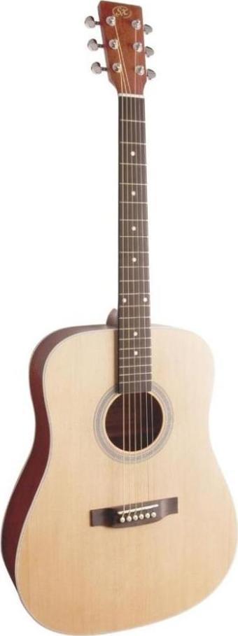 SX SD204 Dreadnought Akustik Gitar (Natural)