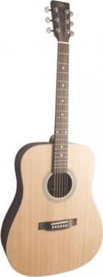 SX SD204TBK Dreadnought Akustik Gitar